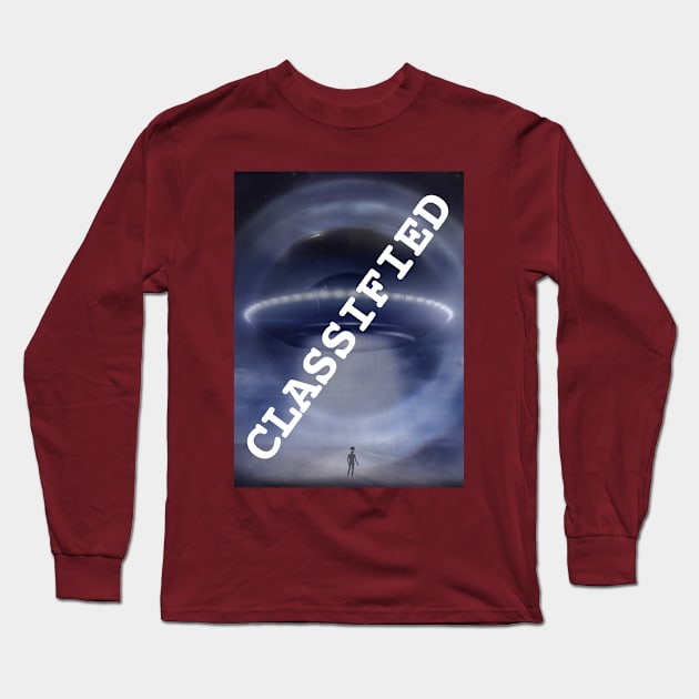 UFO - Classified Long Sleeve T-Shirt by fizzy121design